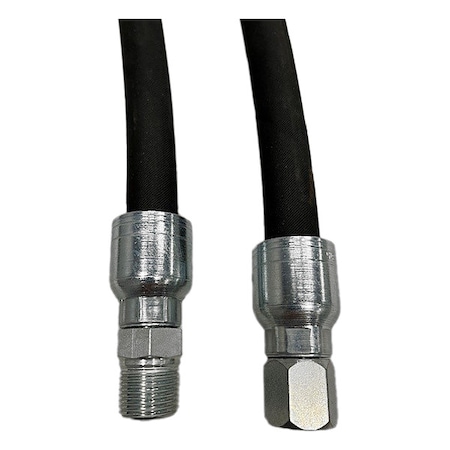 Aeroquip Wire Braided Hydraulic Hose Assembly EC215-06-6MP-6FJ-12