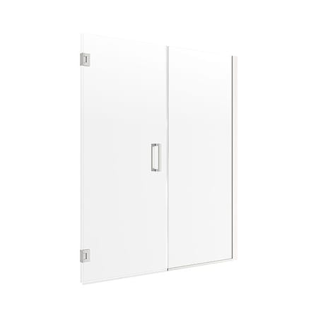 Fgi Shower Door, 60 in W, 74 in H, Glass MRHG6074-CL-BN