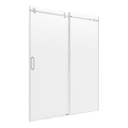 Fgi Shower Door, Aluminum, Silver, 60" x 76" Sz MRRL6076-CL-SV