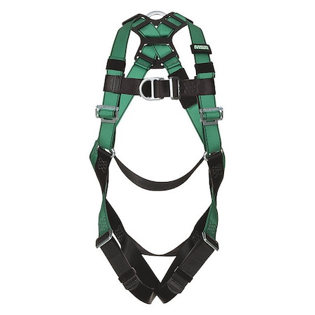 Msa Safety Full Body Harness, XL, Nylon 10197433