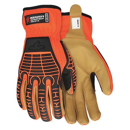 Mcr Safety Mechanics Gloves, Cut Level A5 , Uncoated , S 1 PR MC503S