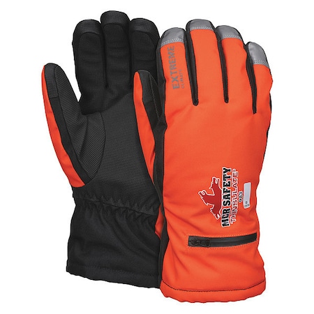 Mcr Safety 983 L ( 9 ), Polyurethane Palm, High-Visibility Orange 983L