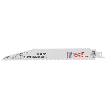 Milwaukee Tool The WRECKER Multi-Material SAWZALL Blade 9" 7/11TPI 25pk 48-00-8706