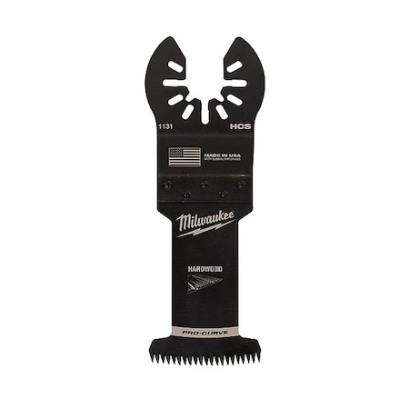 Milwaukee Tool 1-3/8 in. OPEN-LOK Japanese Tooth PRO-CURVE Hardwood-Cutting Oscillating Multi-Tool Blade (10 pk) 49-25-1139