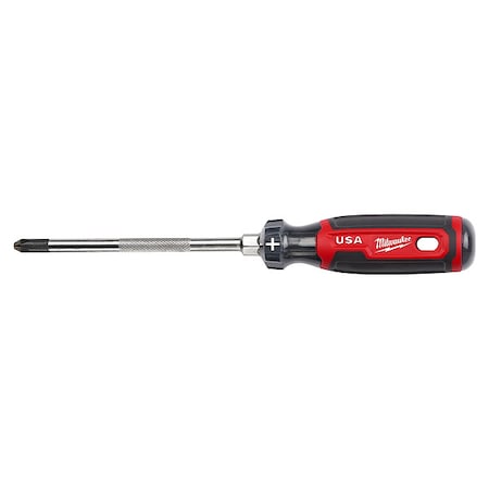 Milwaukee Tool 6 in. No 3 Phillips Cushion Grip Screwdriver (Made in USA) MT203