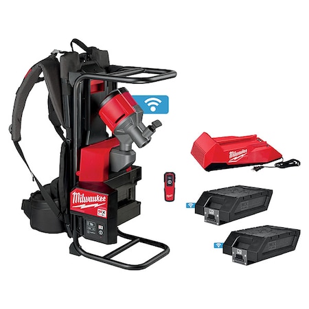 Milwaukee Tool MX FUEL Backpack Concrete Vibrator Kit MXF371-2XC