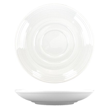 Iti Saucer, 4 1/2" Dia, Bright White, PK36 MZ-36