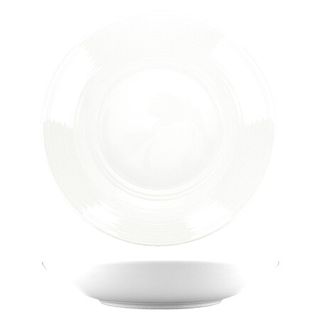 Iti Deep Plate, 11 1/4" Dia, Bright White, PK12 MZ-54