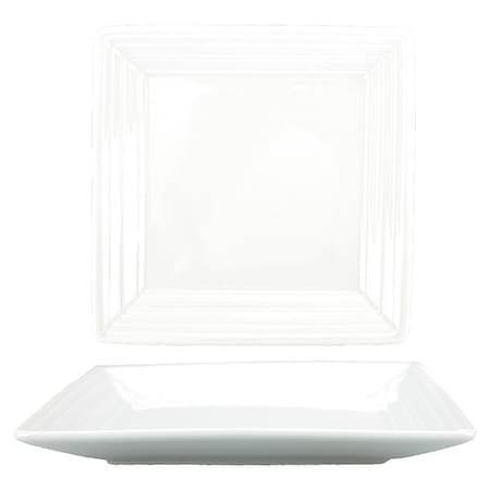 Iti Square Plate, 5" Dia, Bright White, PK36 MZ-55