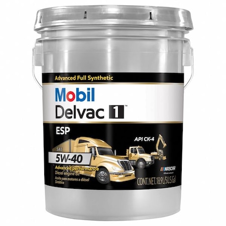 Mobil MOBIL DELVAC 1 ESP 5W-40, 5GA PAIL 122265