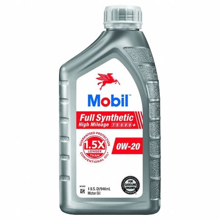 Mobil Engine Oil, 1 qt, Synthetic 125203