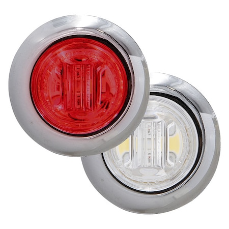 Maxxima Clearance Marker Light, Red/White, LED M09340RW-DC