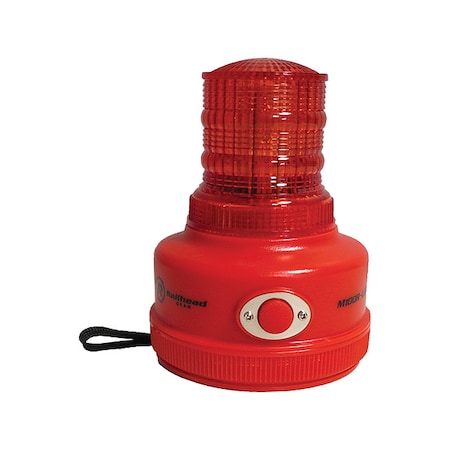 Railhead Gear Warning Light, Red, LED, 2 D Batteries M100R-LED