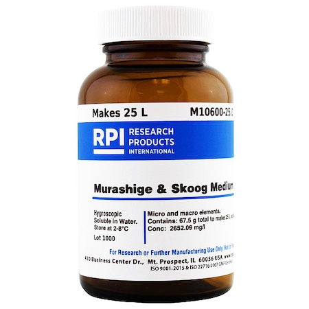 Rpi Murashige and Skoog M10600-25.0
