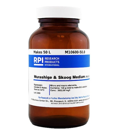 Rpi Murashige and Skoog M10600-50.0