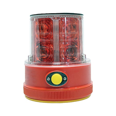 Railhead Gear Rechargeable Safety Light, Red, LED, Solar M18-SOLAR R