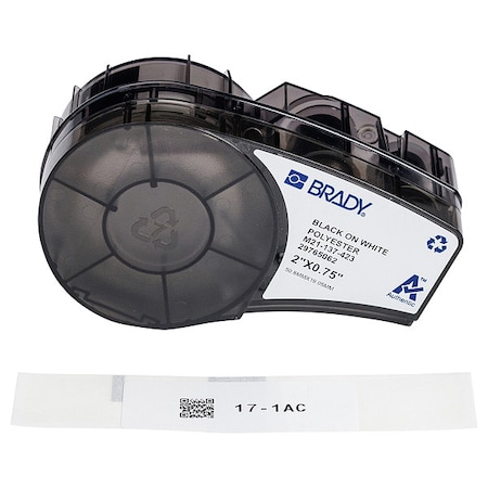 Brady Harsh Environment Multi-Purpose Polyester for Brady M210 and M211, 0.75in x 2in M21-137-423