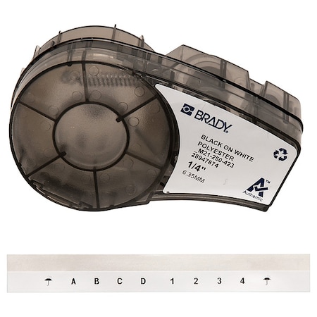Brady Harsh Environment Multi-Purpose Polyester for Brady M210 and M211, 1/4inW M21-250-423