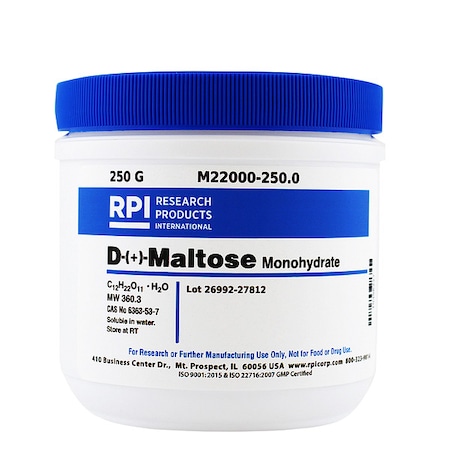 Rpi D-(+)-Maltose Monohydrate, 250g M22000-250.0
