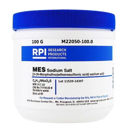 Rpi MES Sodium Salt, 100g M22050-100.0