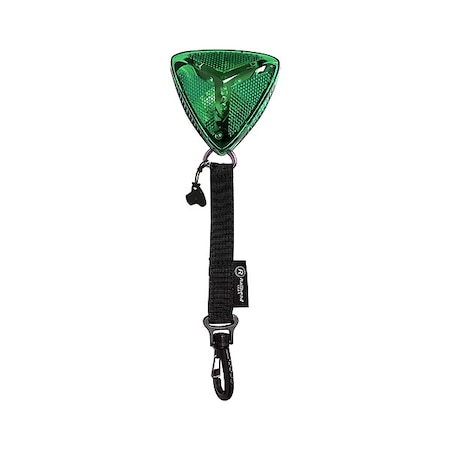 Railhead Gear Warning Light, Green, LED, 2 AA Batteries M25-G