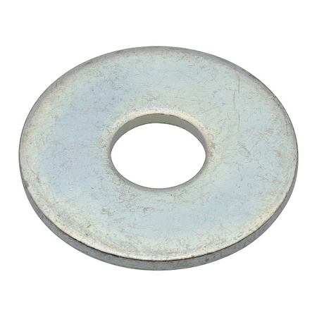 Zoro Select Flat Washer, For Screw Size M8 , Steel Zinc Plated Finish, 100 PK M38400.080.0025