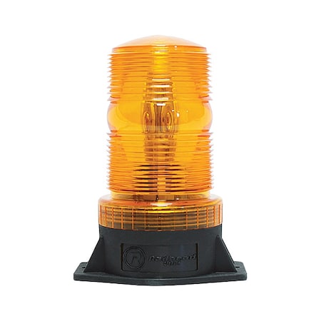 Railhead Gear Warning Strobe, Amber, LED, 12 to 90VDC, Depth: 4 in M490-LED DCA
