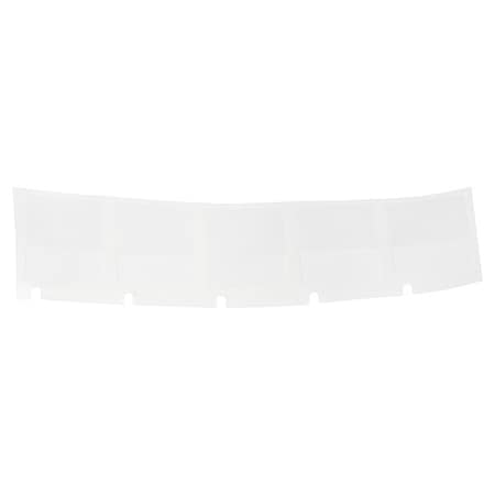 Brady Wraparound Label, White, Vinyl, 3/4 in W M4-48-427