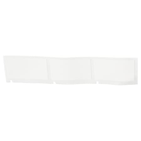 Brady Wraparound Label, White, Vinyl, 1 in W M4-91-498