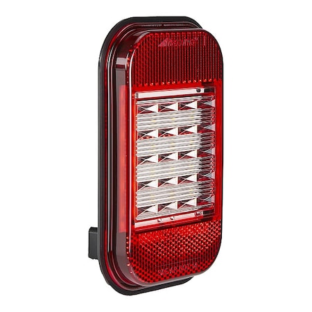 Maxxima Back-Up Light, Red, Rectangular, 0.5 A M42214