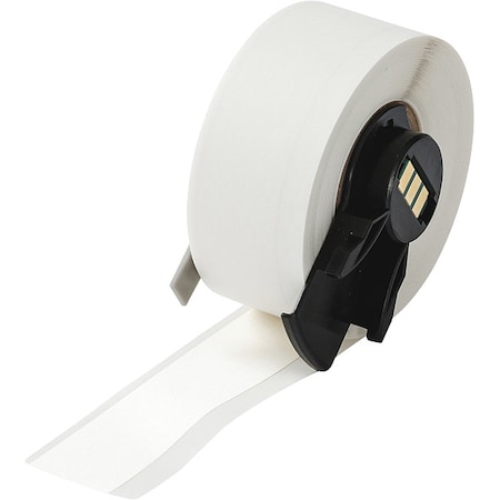 Brady ContinuousLabelStock, White, Matte, 3/4inW M6C-750-499