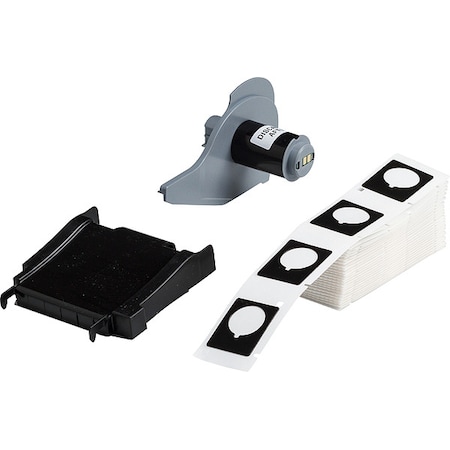 Brady Pre-Cut Label Stock Roll, Black, Gloss M7-167-593-BK