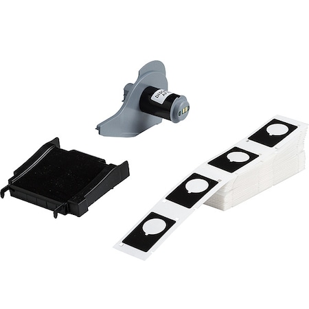 Brady Pre-Cut Label Stock Roll, Black, Gloss M7-168-593-BK