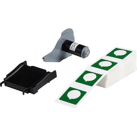 Brady Pre-Cut Label Stock Roll, Green, Gloss M7-169-593-GN