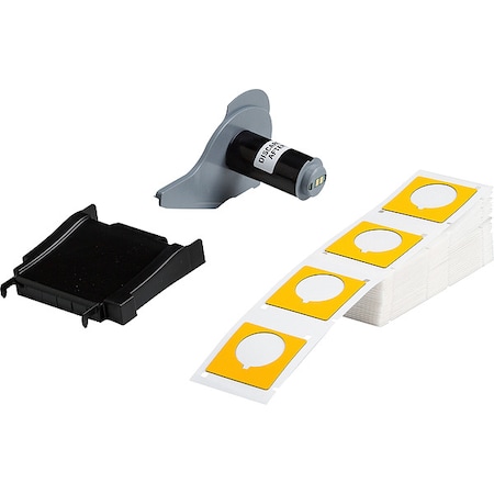 Brady Pre-Cut Label Stock Roll, Yellow, Gloss M7-169-593-YL