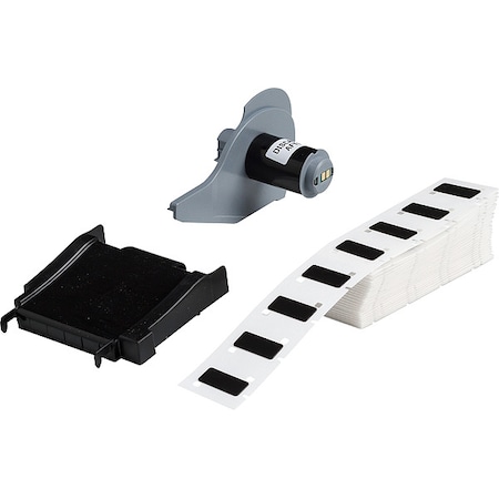 Brady Pre-Cut Label Stock Roll, Black, Gloss M7-171-593-BK