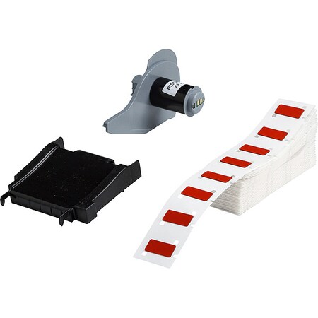 Brady Pre-Cut Label Stock Roll, Red, Gloss M7-171-593-RD
