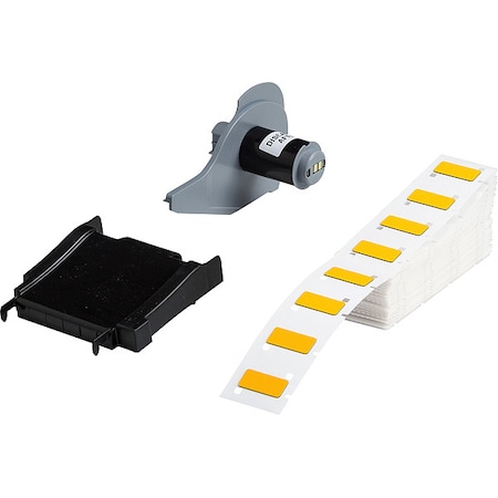 Brady Pre-Cut Label Stock Roll, Yellow, Gloss M7-171-593-YL