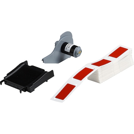 Brady Pre-Cut Label Stock Roll, Red, Gloss M7-173-593-RD