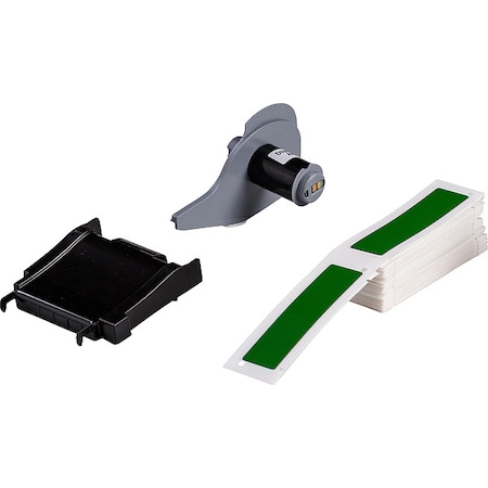 Brady Pre-Cut Label Stock Roll, Green, Gloss M7-174-593-GN