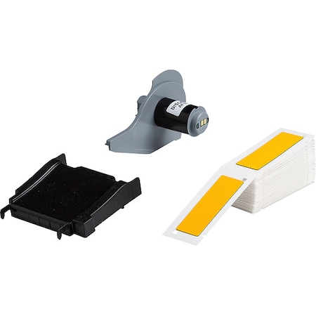 Brady Pre-Cut Label Stock Roll, Yellow, Gloss M7-176-593-YL