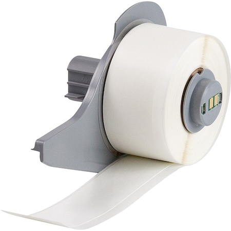 Brady Wraparound Label, White, Vinyl, 1 in W M7C-1000-498