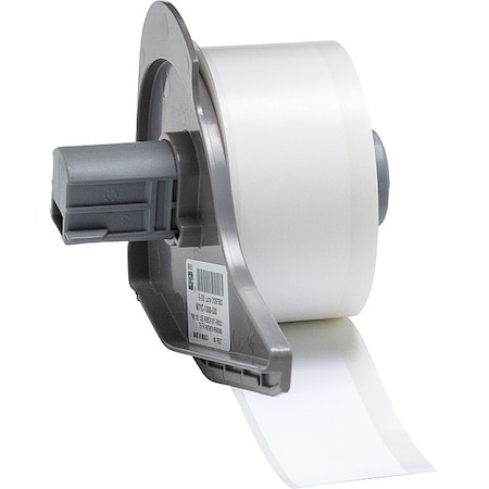 Brady ContinuousLabelStock, White, Gloss, 1inW M7C-1000-530