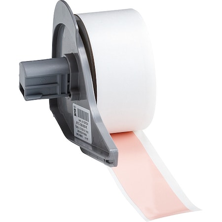 Brady ContinuousLabelStock, Pink, Gloss, 1inW M7C-1000-595-PK
