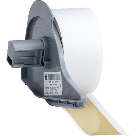 Brady ContinuousLabelStock, Tan, Gloss, 1inW M7C-1000-595-TN