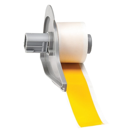 BRADY Label, 1 in W, Outdoor, Yellow M7C-1000-595-YL