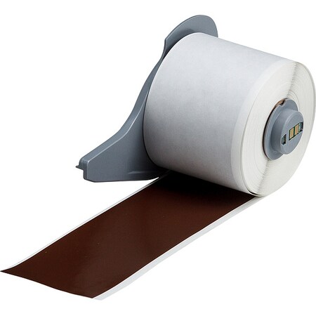 Brady ContinuousLabelStock, Brown, Gloss, 2inW M7C-2000-595-BR