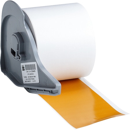 Brady ContinuousLabelStock, Ochre, Gloss, 2inW M7C-2000-595-OC