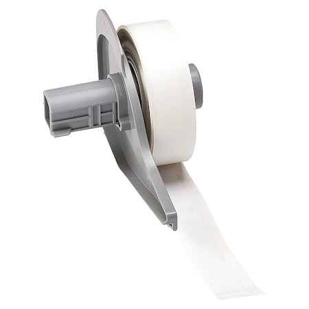Brady ContinuousLabelStock, White, Gloss, 1/2inW M7C-500-422