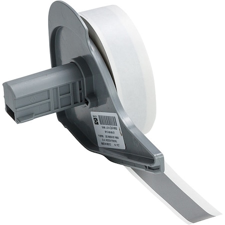 Brady ContinuousLabelStock, Gray, Gloss, 1/2inW M7C-500-595-GY
